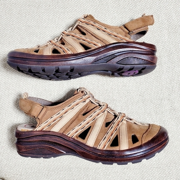 Bionica Malabar Slingback Nubuck Leather Sport Sandal Women's 9 M - Picture 4 of 9